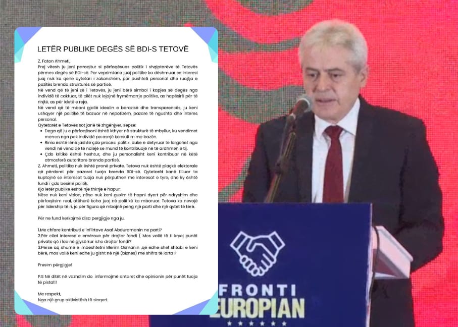  Koha për ndryshime    Shpërthejnë pakënaqësitë në BDI në e Tetovës