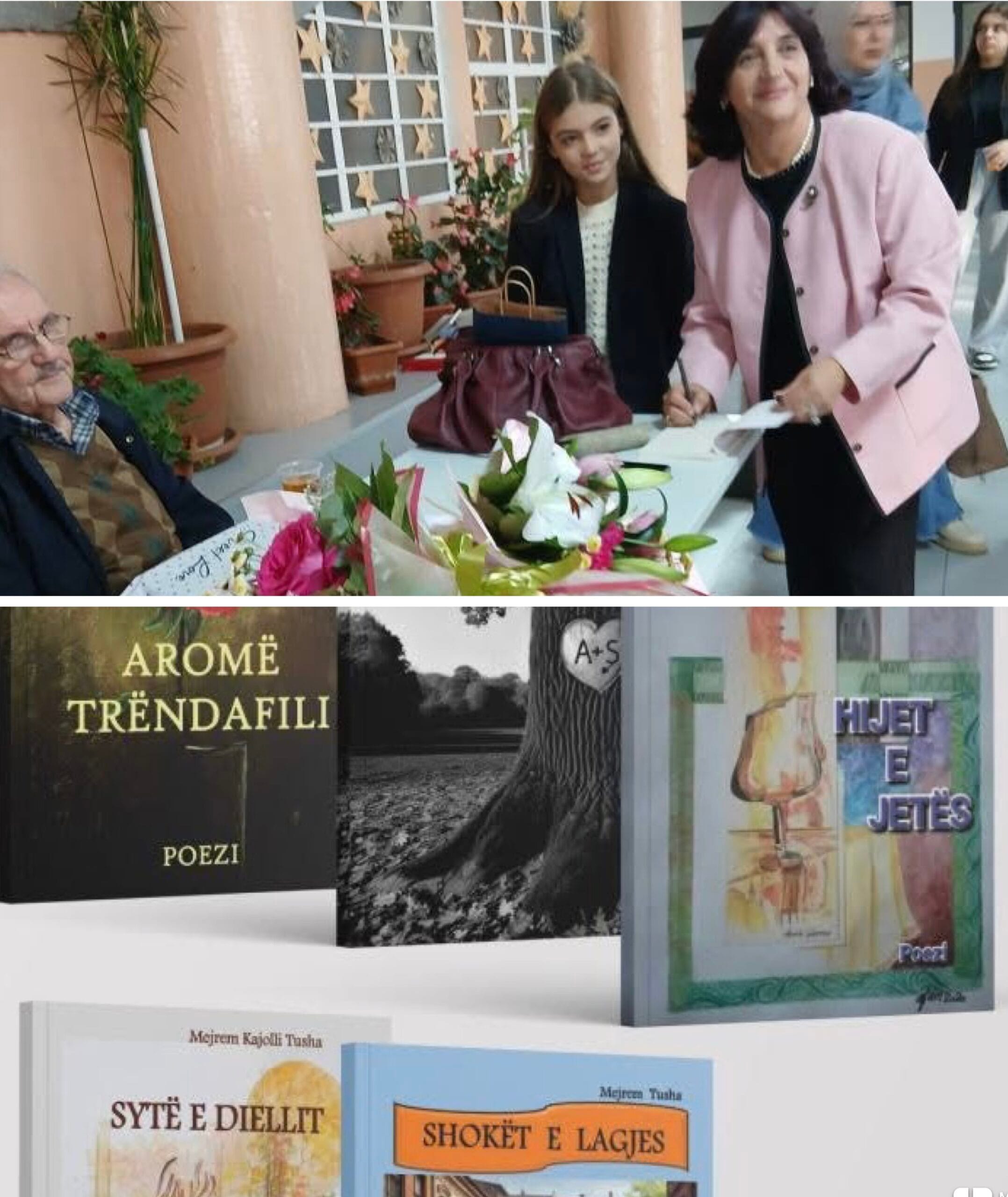 Autorja Mejreme Kajolli Tusha promovoi pesë librat e rinj