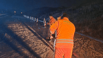 Shiu sjell vështirësi në rrugë  Durmishi bën thirrje për kujdes në qarkullim