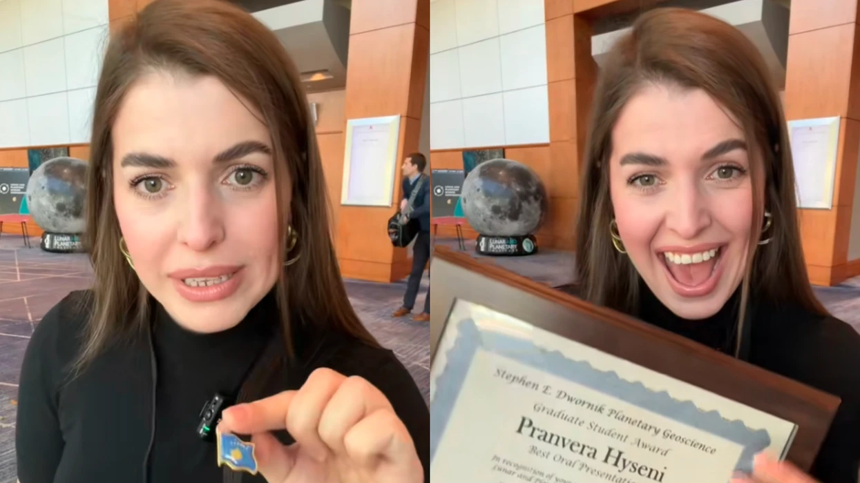 Mes dy mijë shkencëtarëve  kosovarja del më e mira   Pranvera Hyseni fiton çmimin kryesor në konferencën më të madhe për shkenca planetare