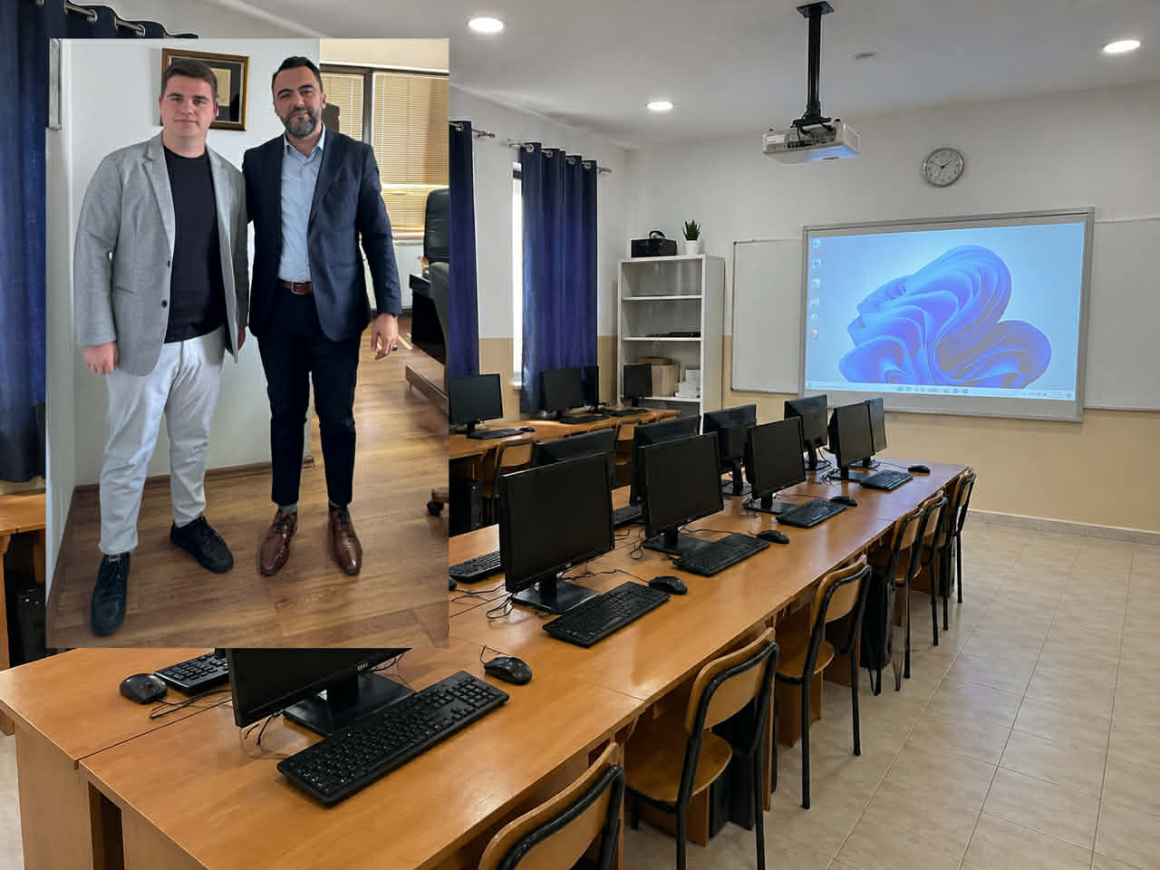 Kabinet i Informatikës për nxënësit e Haraçinës   Sigurohet projekt pas takimit Kerimi   Sulejmani