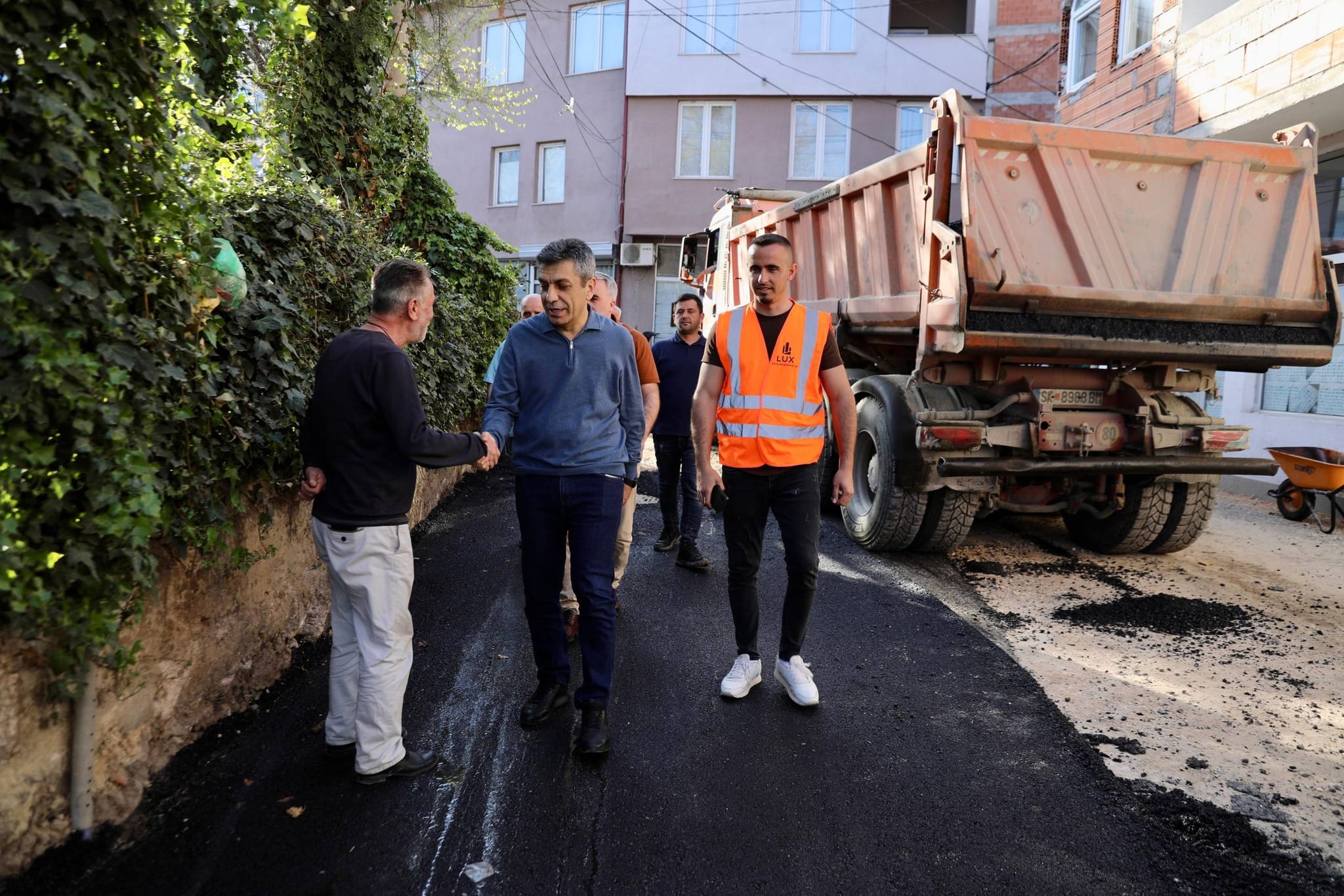 Mexhiti  Përfundon rikonstruksioni i rrugës  Josif Mihajlloviq  në Dyqanxhik