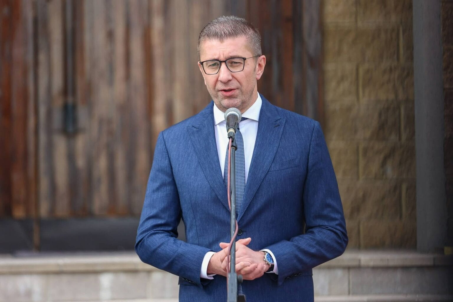 Mickoski  Disa nga sindikatat që sot protestojnë ishin me mua në konferencë kur arritëm marrëveshje për paga më të larta