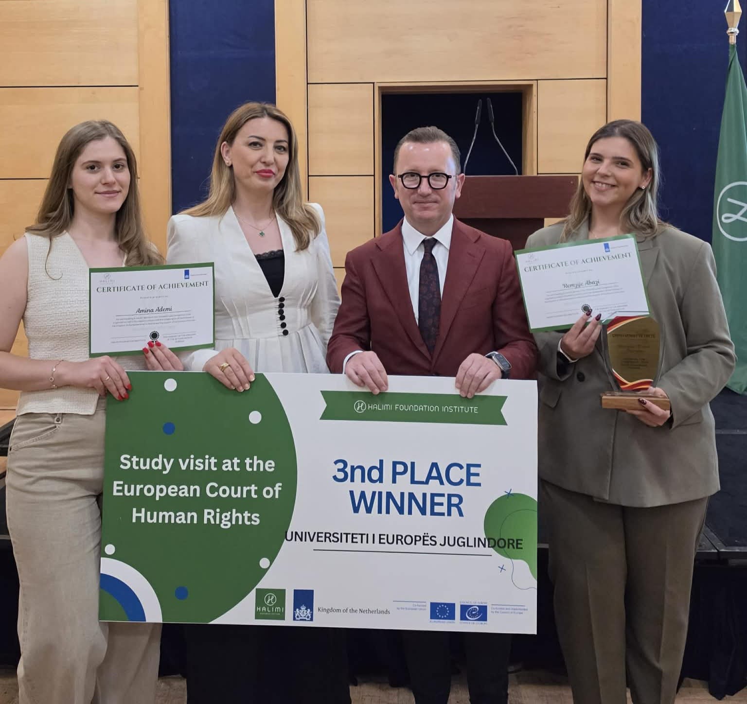 Fakulteti Juridik i UEJL së në mesin e tre skuadrave më të mira në  University Law Competition 2026 