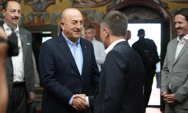 Kryetari Bilall Kasami pret në Tetovë ish ministrin e jashtëm turk  Mevlüt Çavuşoğlu