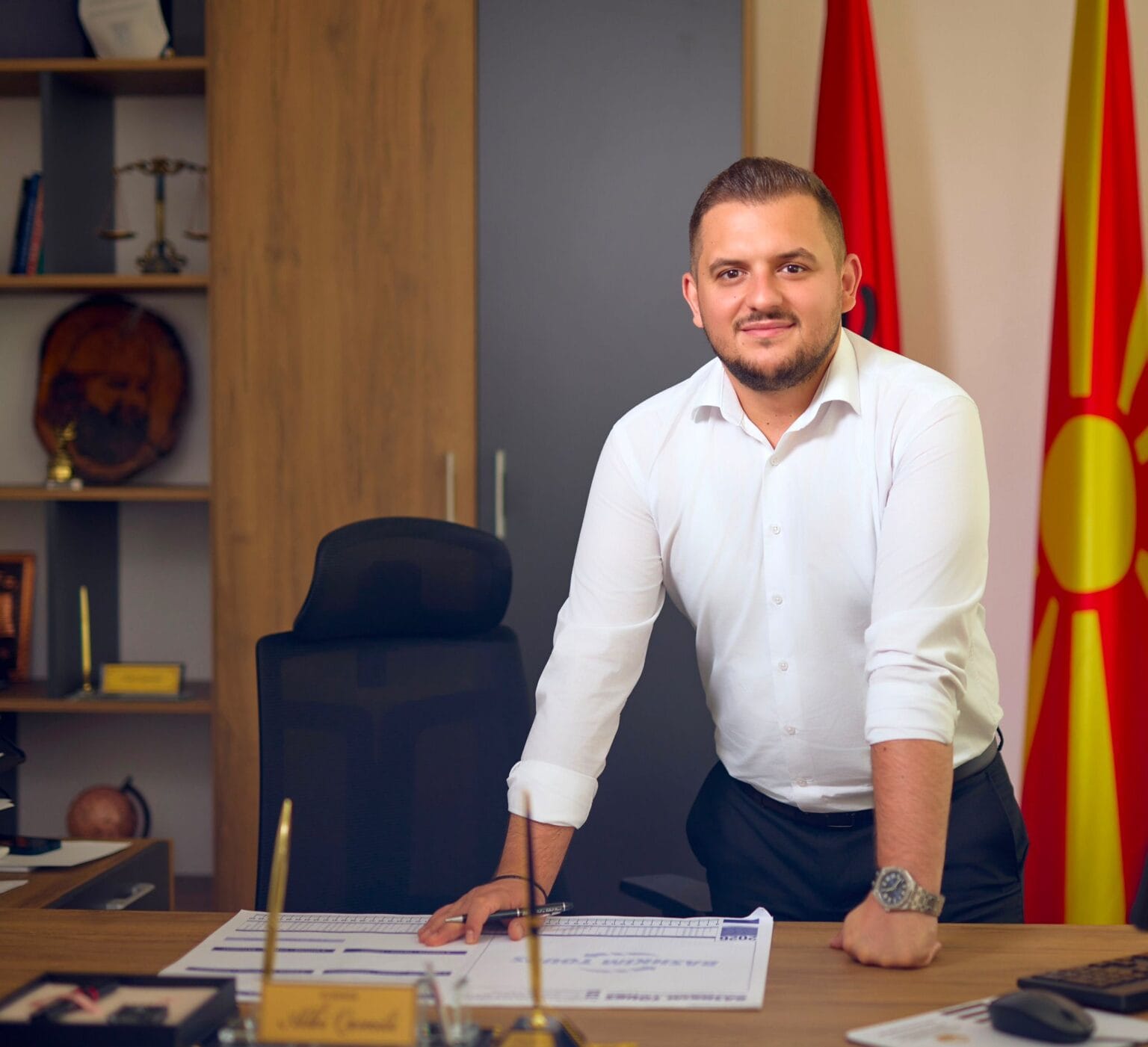 Albi Qamili publikon video  Nuk i mjaftojnë 60 sekonda për të numëruar punët e realizuara në Tetovë