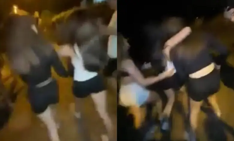 TRONDITËSE  Video e dhunës brutale ndaj një vajze në Aerodrom   e tërheqin për flokësh  e rrahin  ndërsa dhjetëra fëmijë brohorasin dhe filmojnë