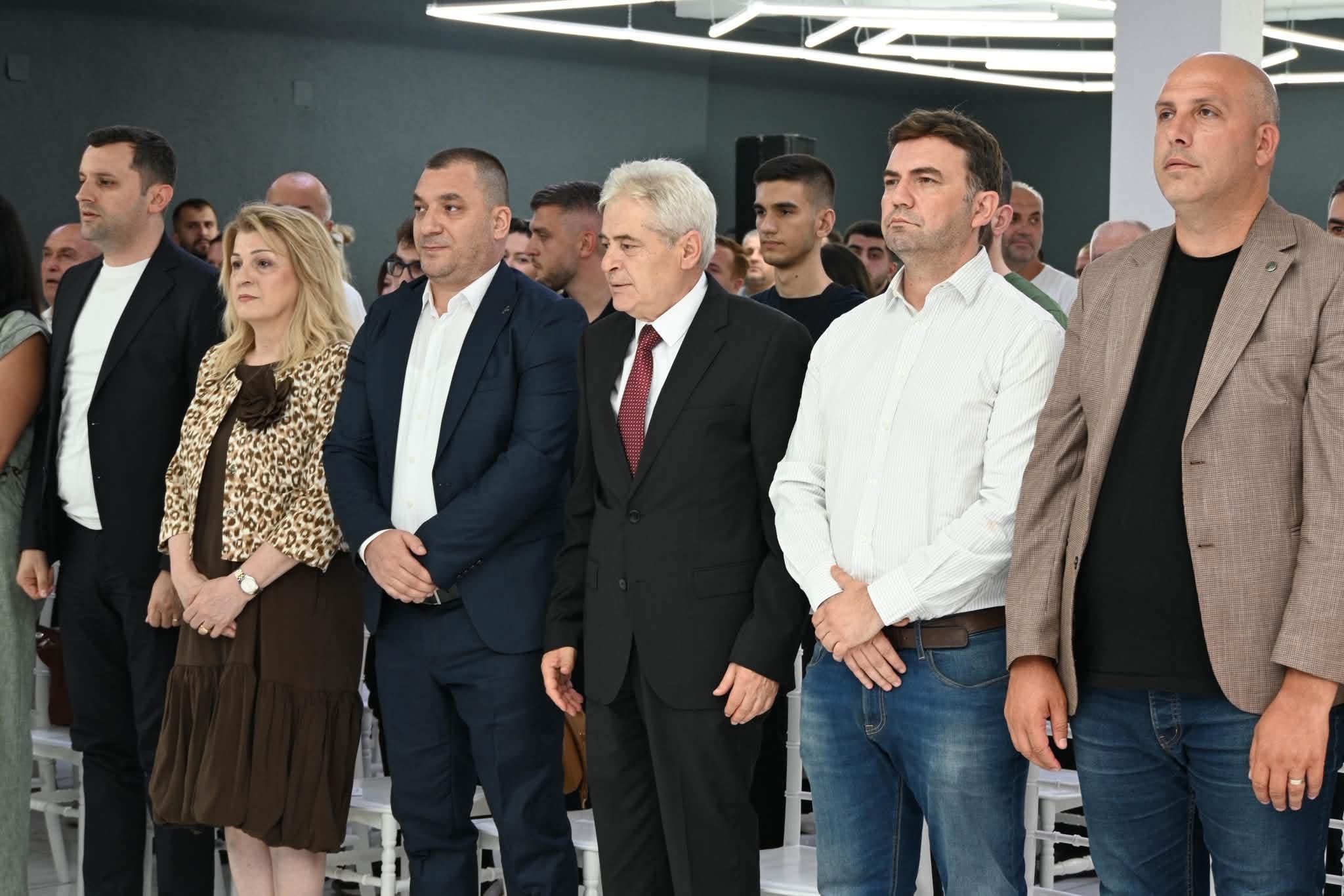 Ali Ahmeti mori pjesë në Kuvendin Zgjedhor të Degës së BDI së në Shuto Orizare
