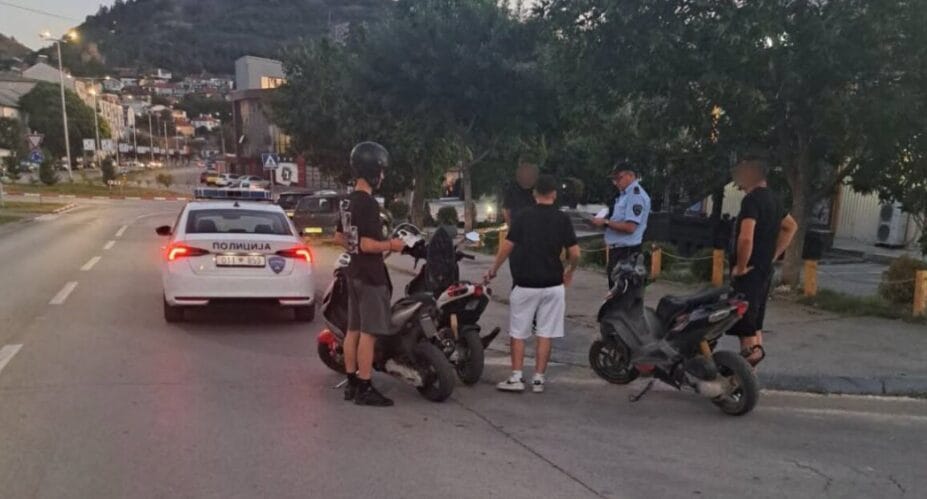 55 masa ndaj motoçiklistëve dhe drejtuesve të trotineteve  ndalohen 6 persona