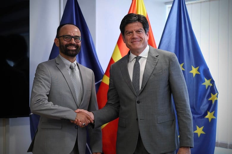 Euroambasadori Rokas tek ministri Shasivari  Dinamikë e re për reformat bashkë me BE në si partnere strategjike