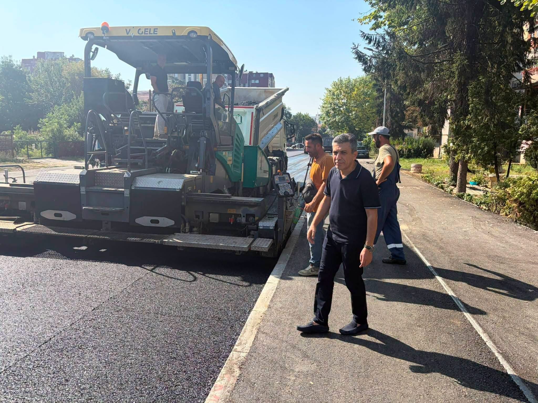Rruga  Ferid Murad  në Çair po merr pamje të re  përfundon rikonstruksioni i plotë