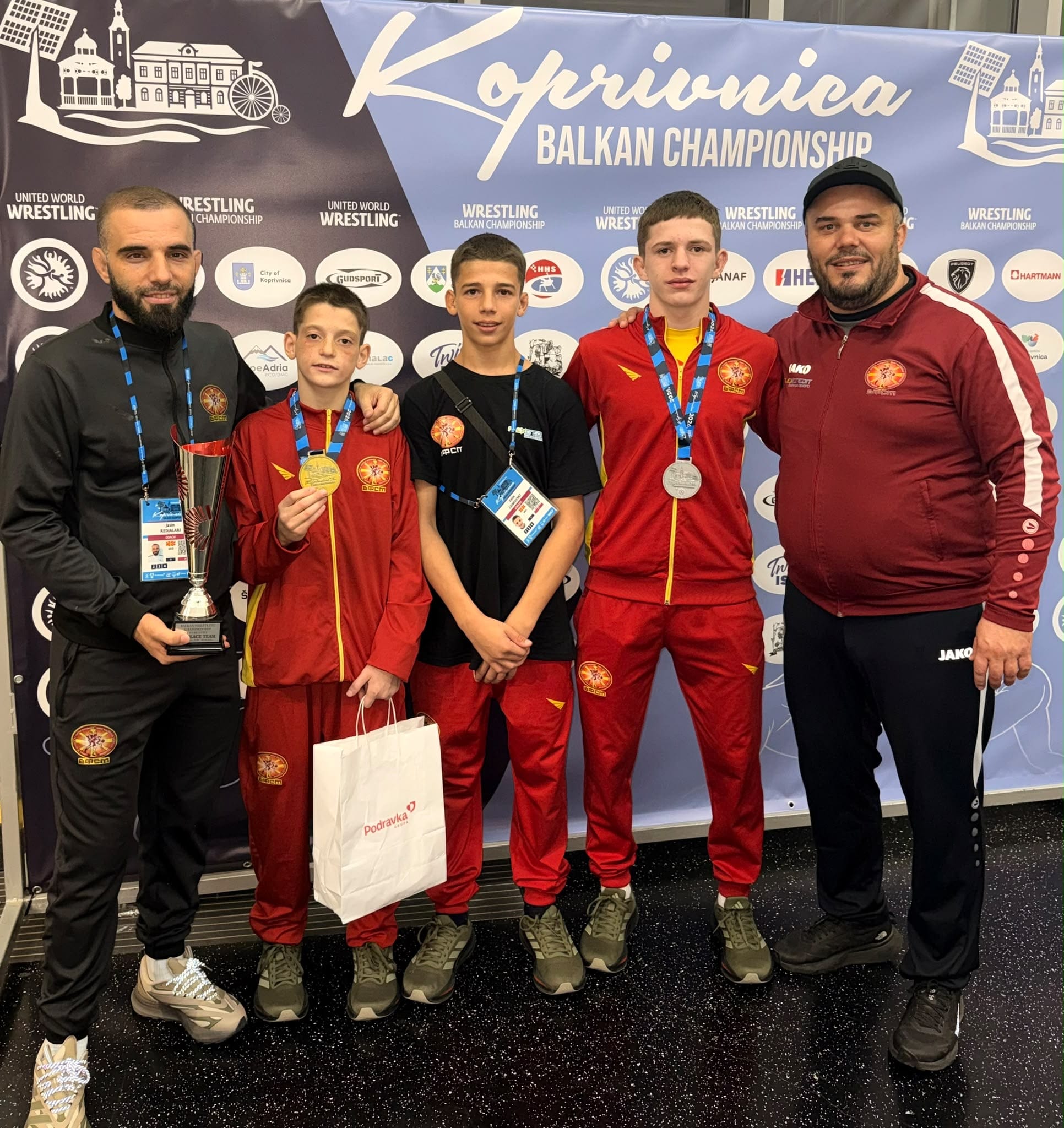 Harun Memedi kampion Ballkanik  mundësit nga Shkupi me tre medalje në Kroaci